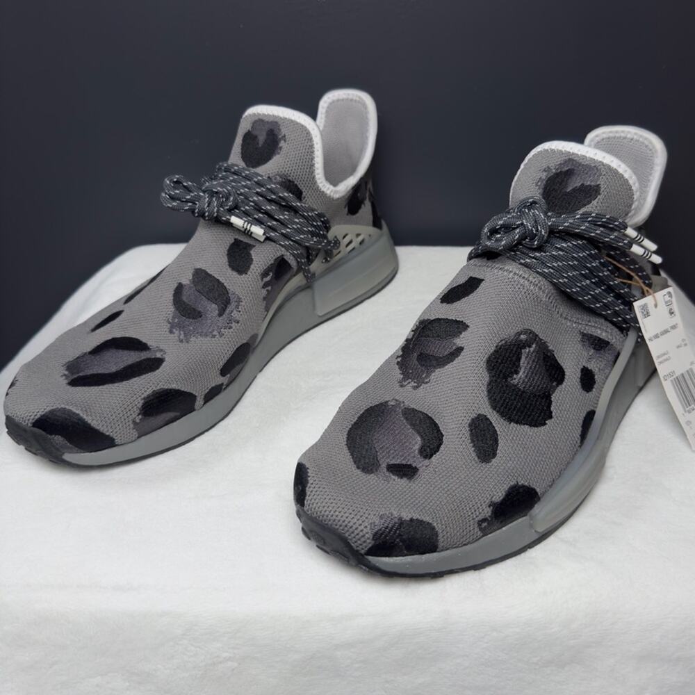Adidas Pharrell x NMD Human Race 'Animal Print - Ash' | 11M | NEW - Picture 3 of 11